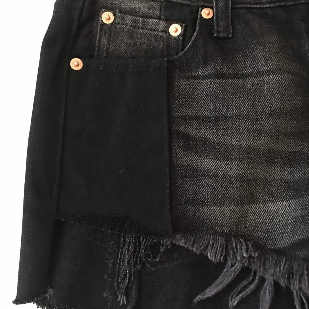 NEW Free People {We The Free} Cutoff Blk step hem - Picture 8 of 8